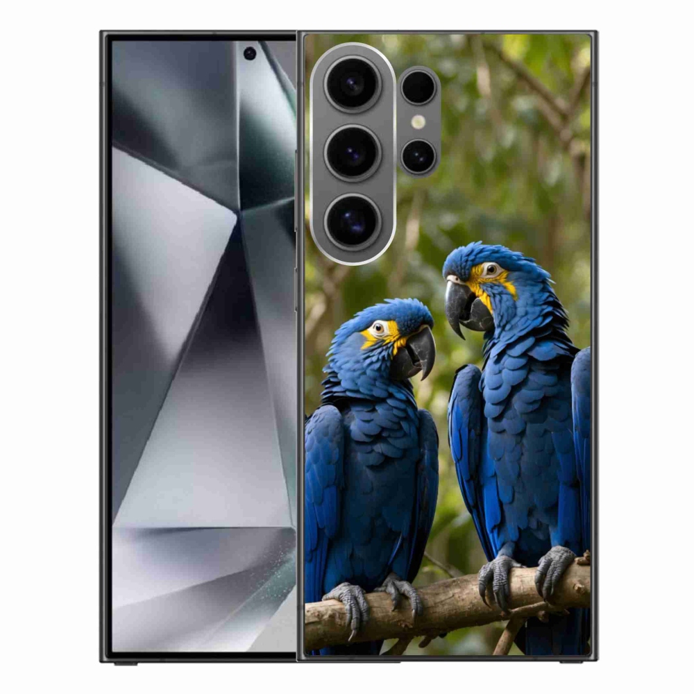 Gélový kryt mmCase na Samsung Galaxy S24 Ultra - papagájové duo