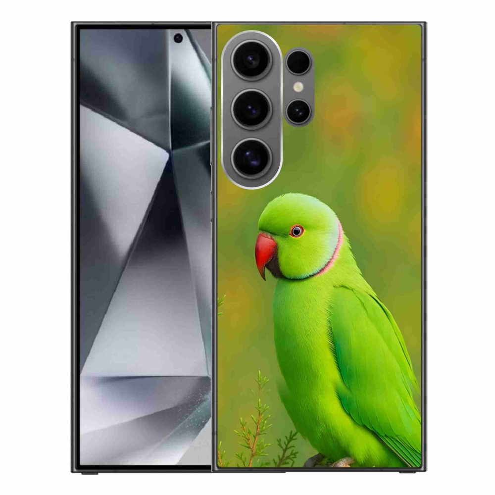 Gélový kryt mmCase na Samsung Galaxy S24 Ultra - papagáj Alexander 2