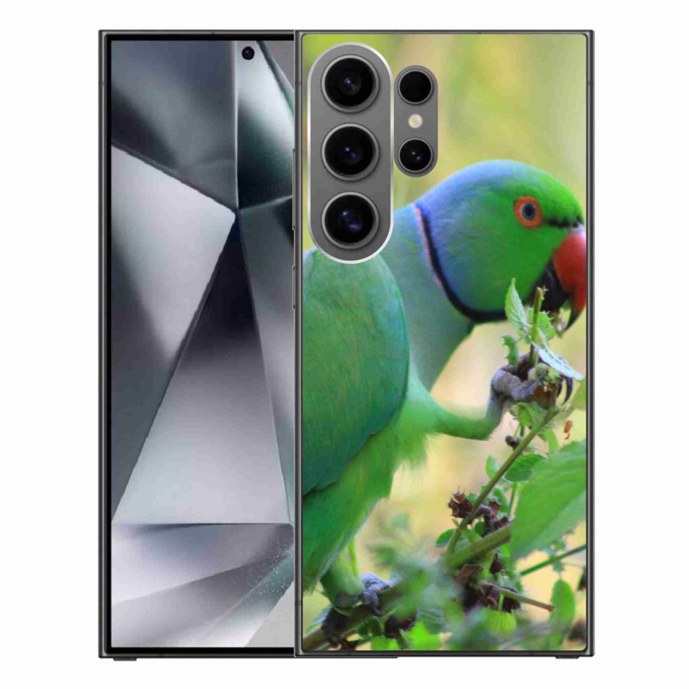 Gélový kryt mmCase na Samsung Galaxy S24 Ultra - papagáj alender