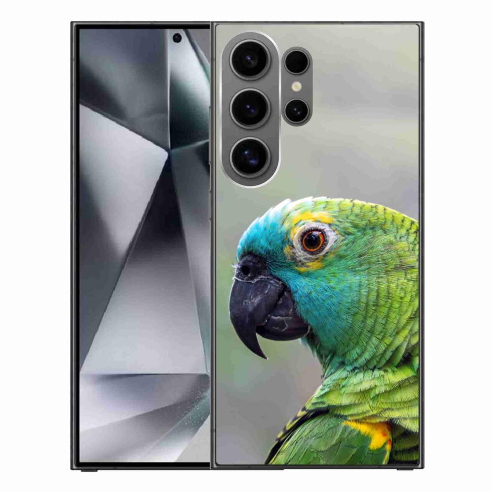 Gélový kryt mmCase na Samsung Galaxy S24 Ultra - papagáj amazoňan