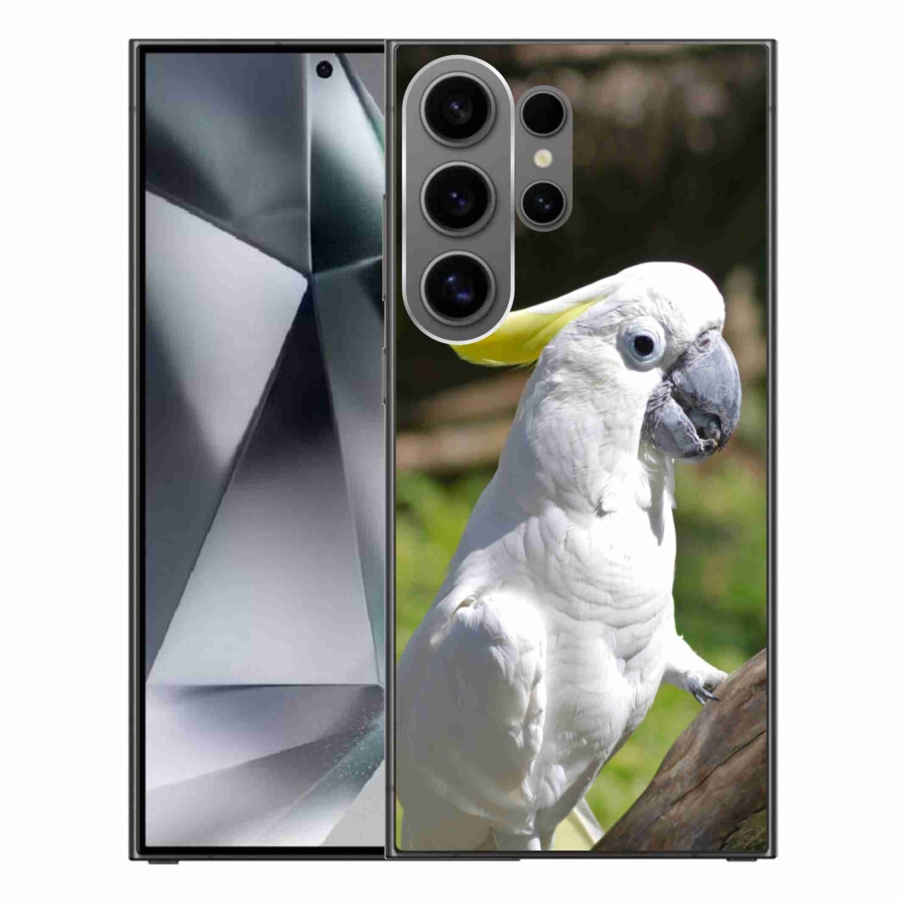 Gélový kryt mmCase na Samsung Galaxy S24 Ultra - papagáj kakadu 2