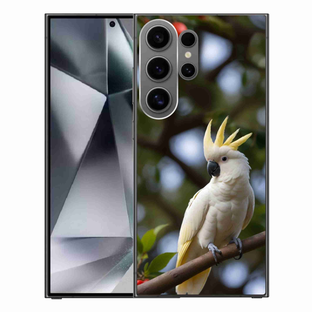 Gélový kryt mmCase na Samsung Galaxy S24 Ultra - papagáj kakadu 3