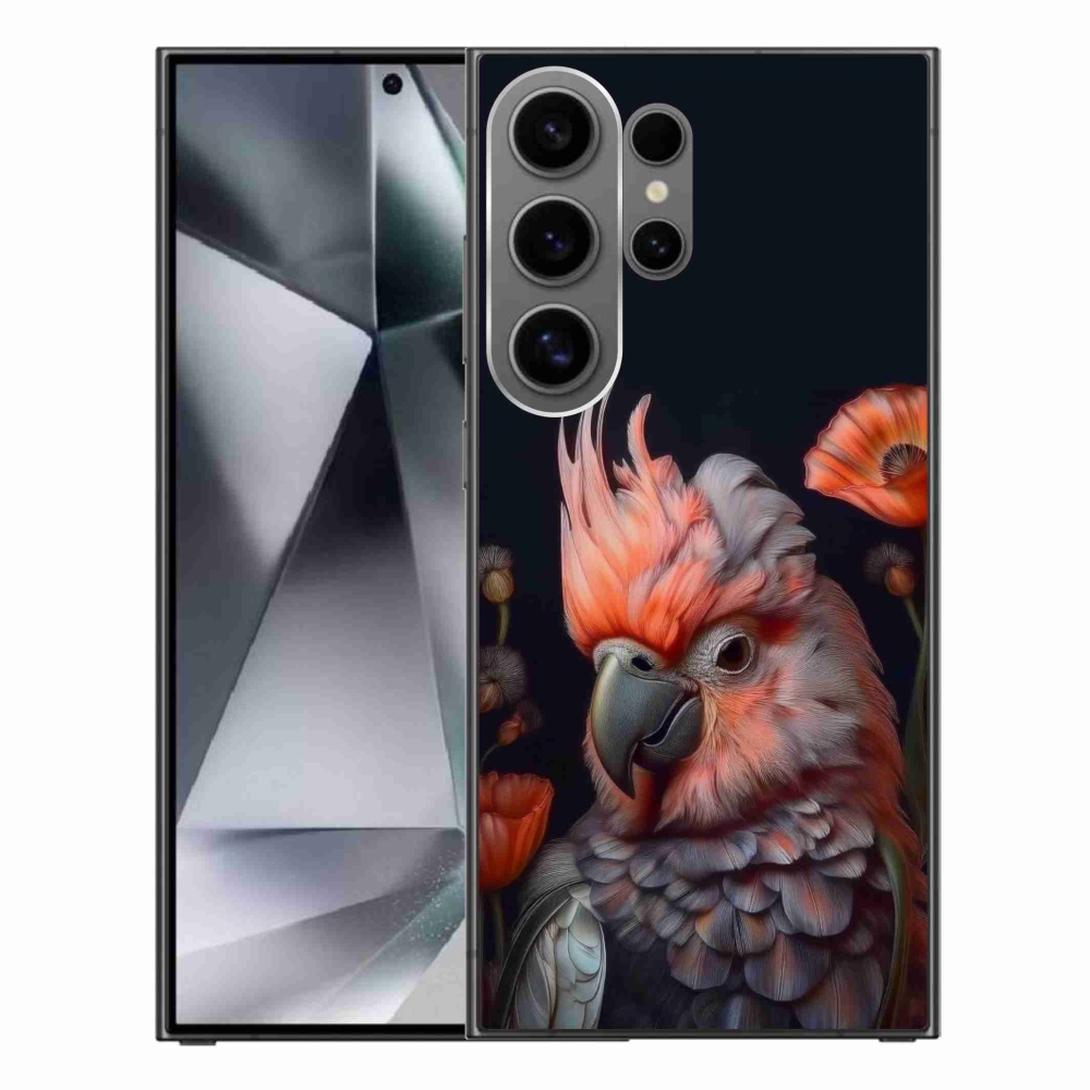 Gélový kryt mmCase na Samsung Galaxy S24 Ultra - papagáj kakadu vo farbách