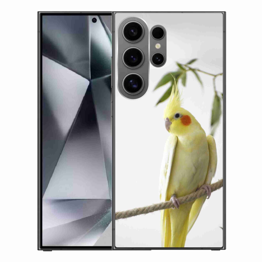 Gélový kryt mmCase na Samsung Galaxy S24 Ultra - papagáj korela chocholatá