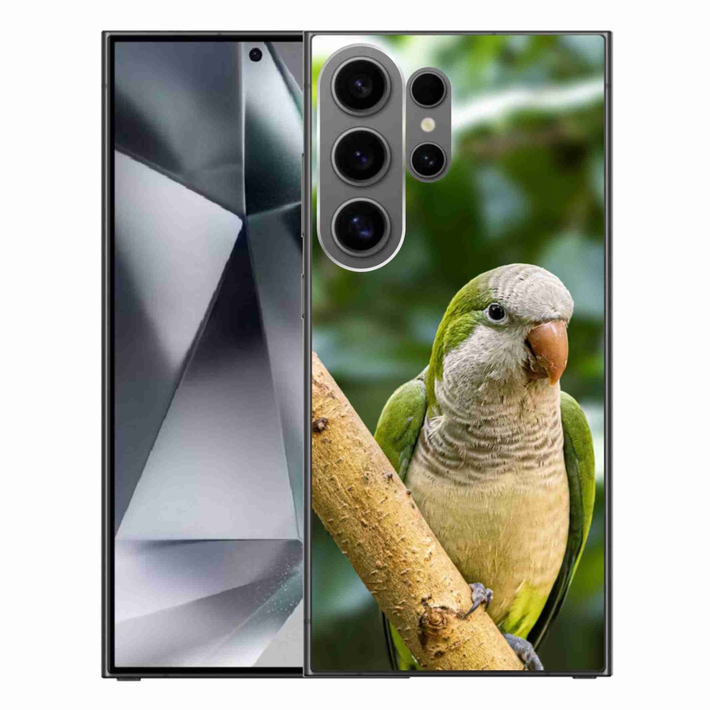 Gélový kryt mmCase na Samsung Galaxy S24 Ultra - papagáj mníšok
