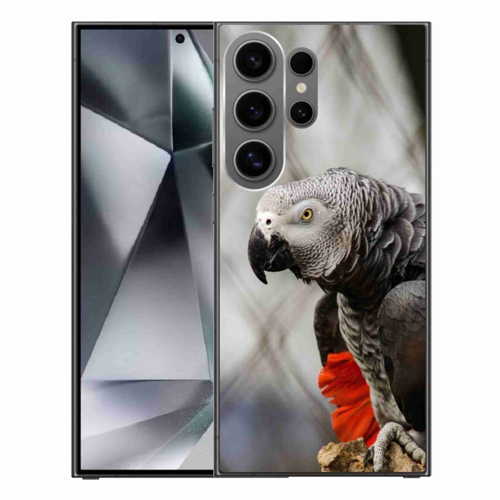 Gélový kryt mmCase na Samsung Galaxy S24 Ultra - papagáj žako 3