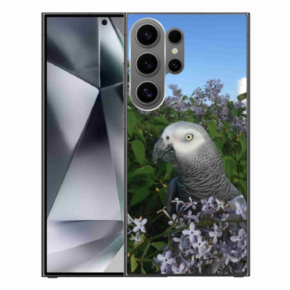 Gélový kryt mmCase na Samsung Galaxy S24 Ultra - papagáj žako