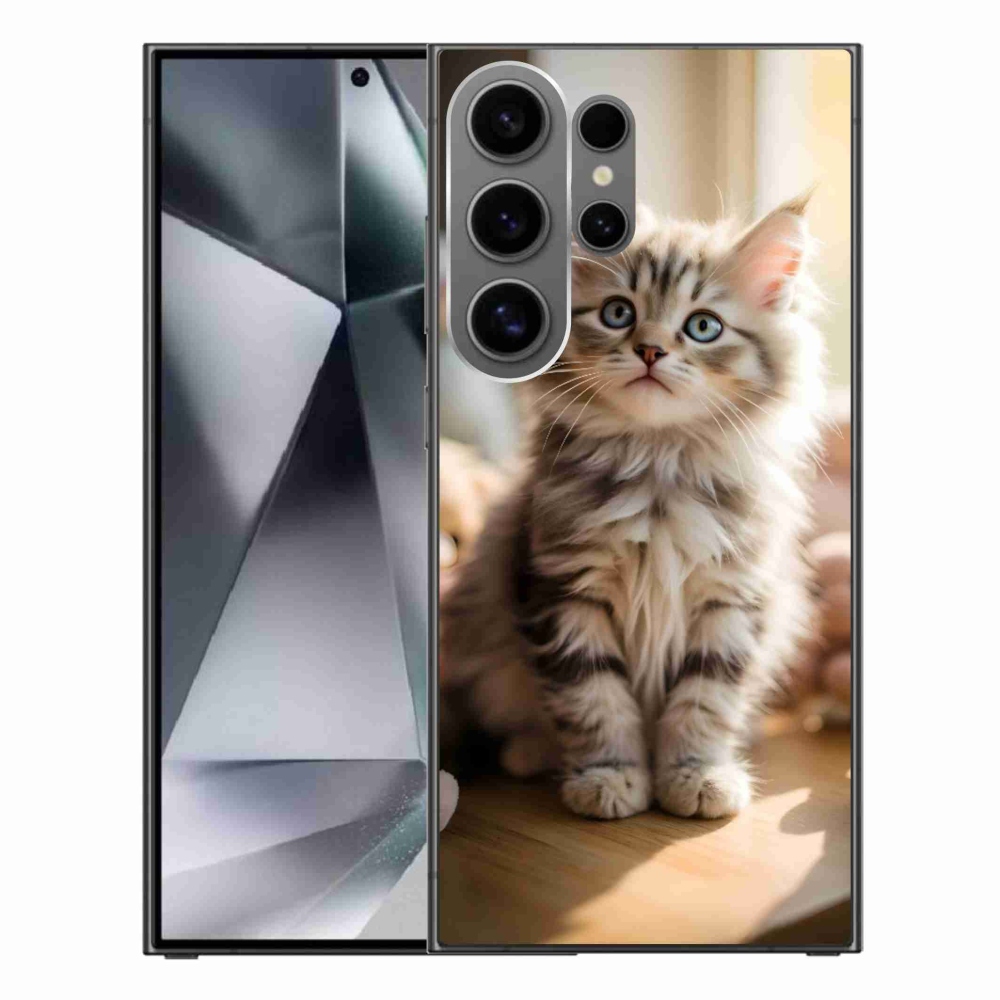 Gélový kryt mmCase na Samsung Galaxy S24 Ultra - roztomilé mačiatko 10