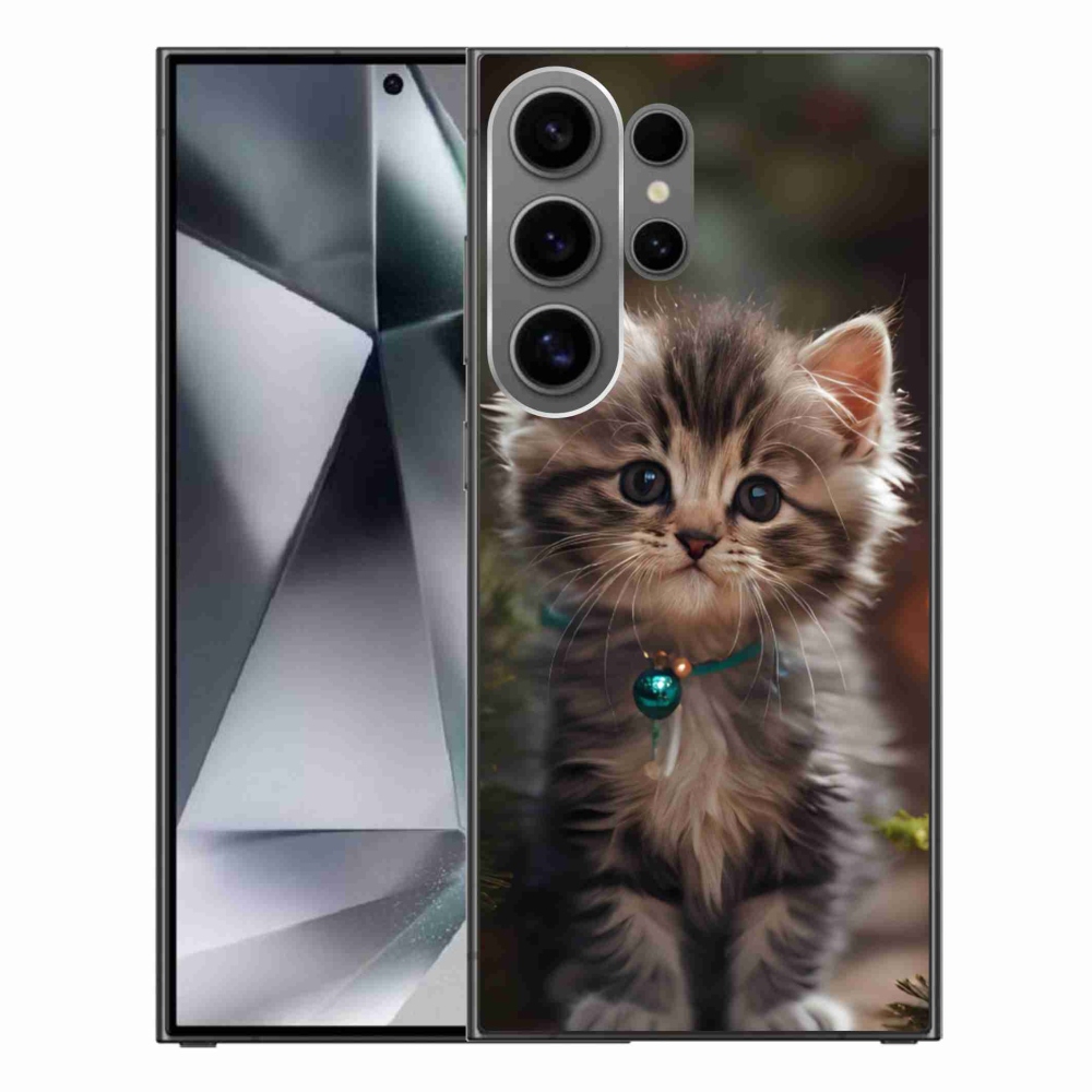 Gélový kryt mmCase na Samsung Galaxy S24 Ultra - roztomilé mačiatko 11