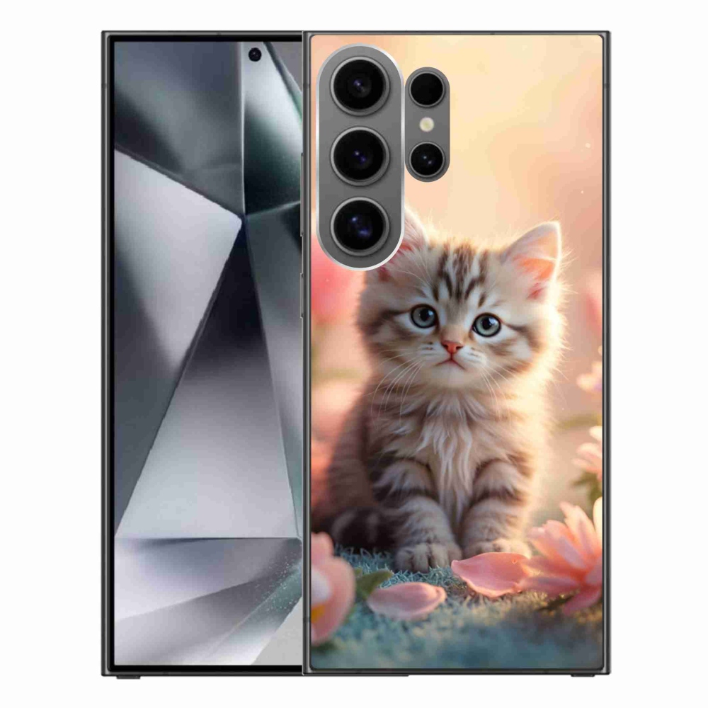 Gélový kryt mmCase na Samsung Galaxy S24 Ultra - roztomilé mačiatko 8