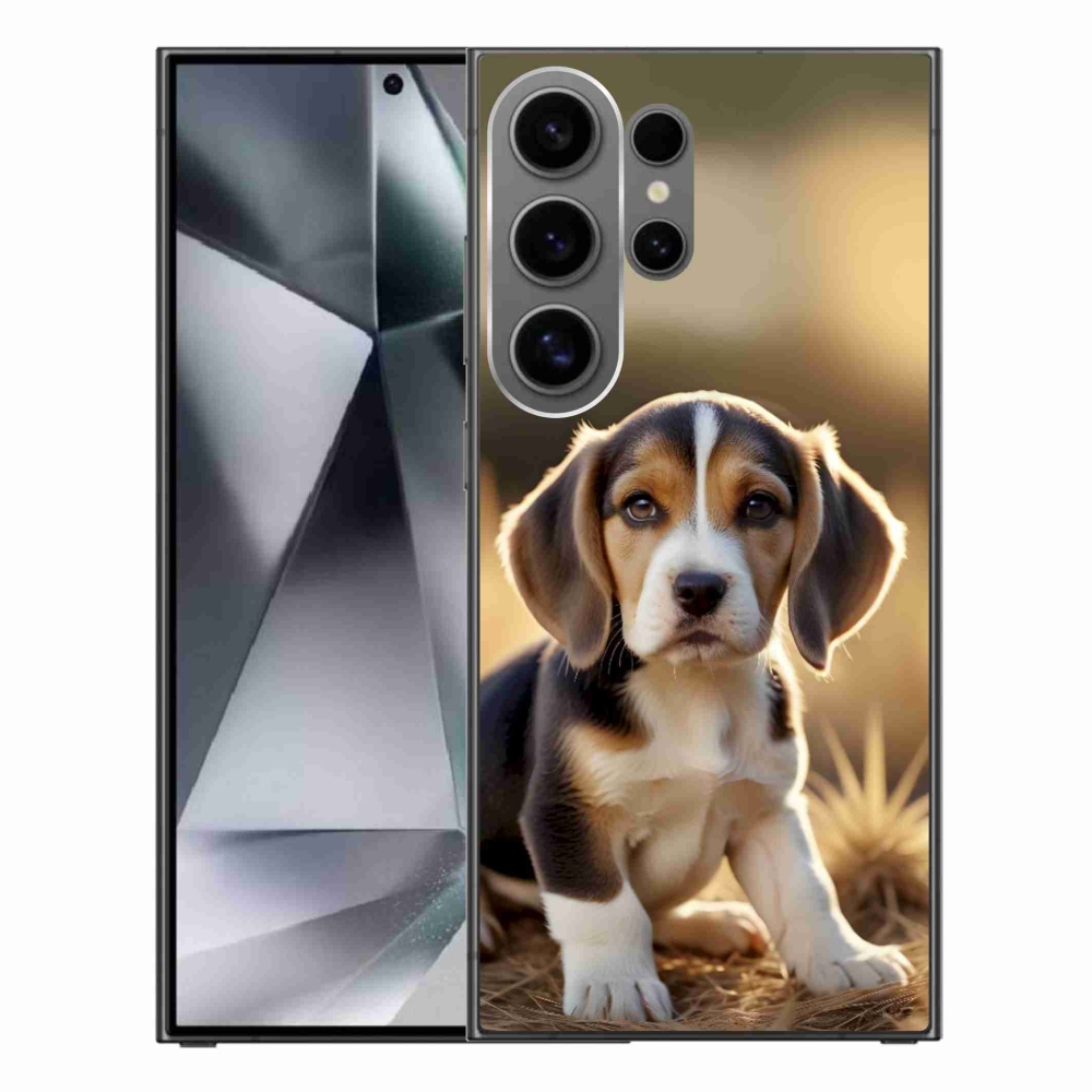 Gélový kryt mmCase na Samsung Galaxy S24 Ultra - roztomilý bígl
