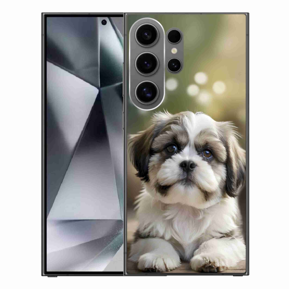Gélový kryt mmCase na Samsung Galaxy S24 Ultra - roztomilý shih-tzu
