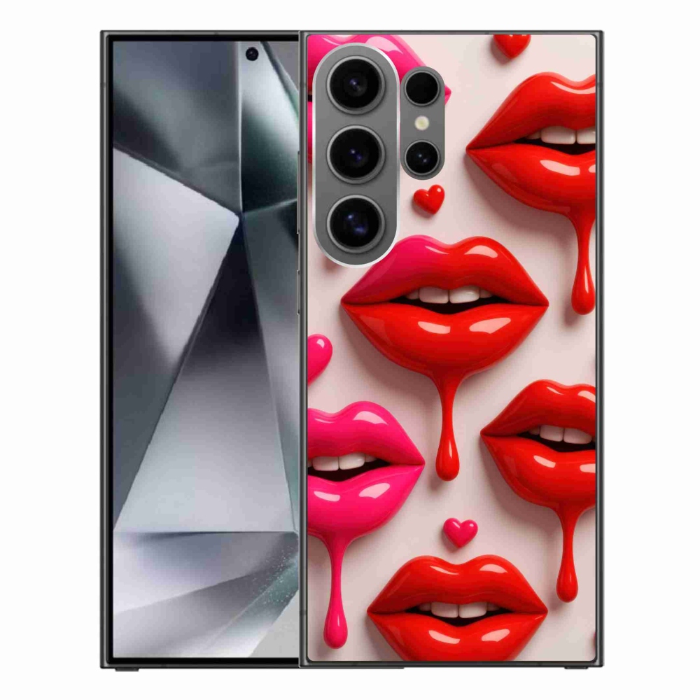 Gélový kryt mmCase na Samsung Galaxy S24 Ultra - pery 2