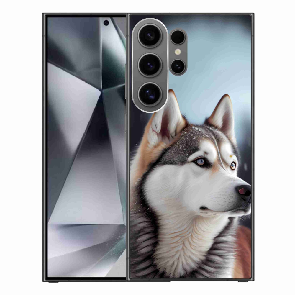 Gélový kryt mmCase na Samsung Galaxy S24 Ultra - sibírsky husky
