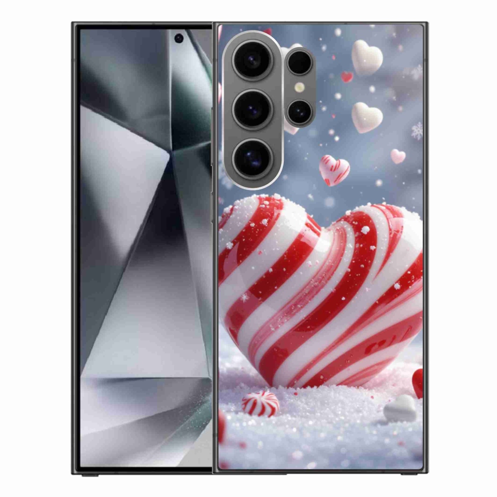 Gélový kryt mmCase na Samsung Galaxy S24 Ultra - sladké srdce