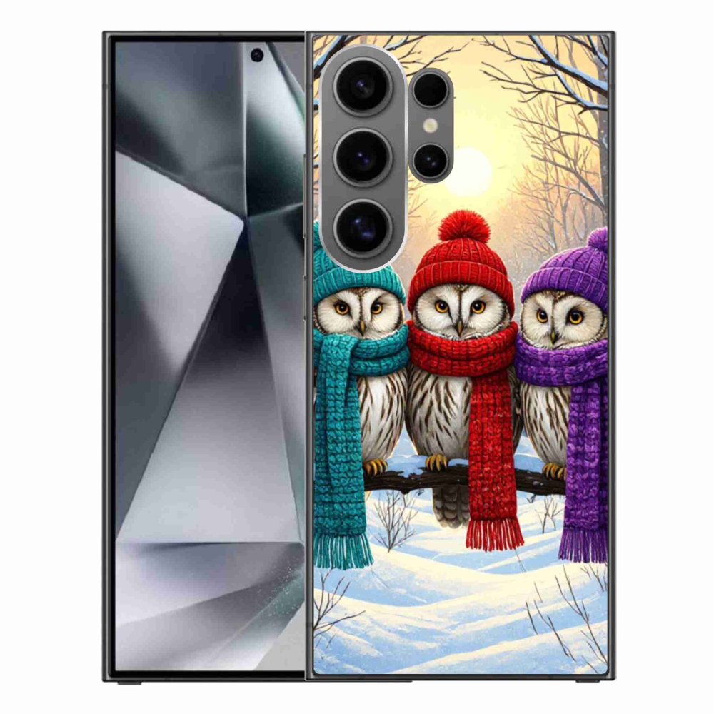 Gélový kryt mmCase na Samsung Galaxy S24 Ultra - soví priatelia