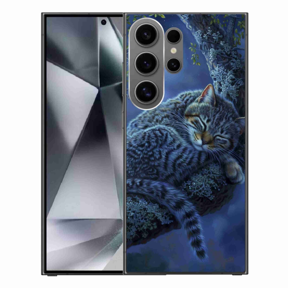 Gélový kryt mmCase na Samsung Galaxy S24 Ultra - spiaca mačka