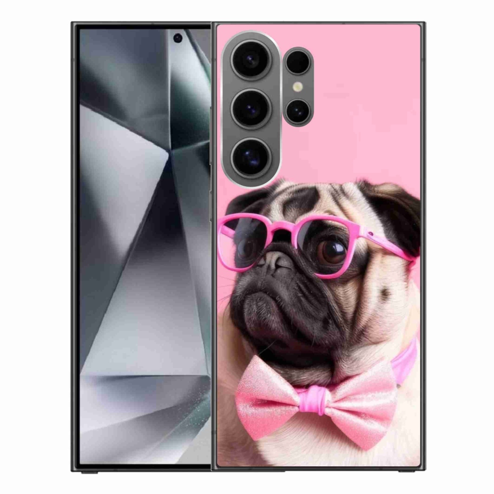 Gélový kryt mmCase na Samsung Galaxy S24 Ultra - štýlový mops