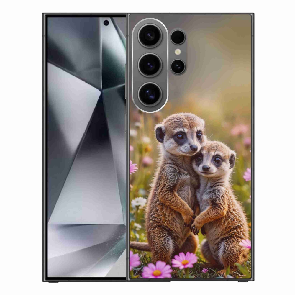 Gélový kryt mmCase na Samsung Galaxy S24 Ultra - surikatí duo