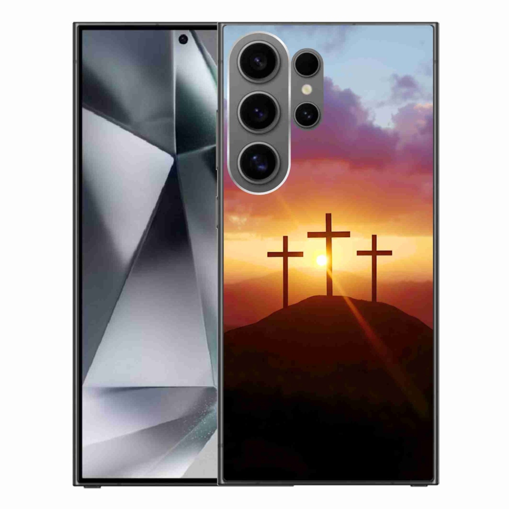 Gélový kryt mmCase na Samsung Galaxy S24 Ultra - tri kríža