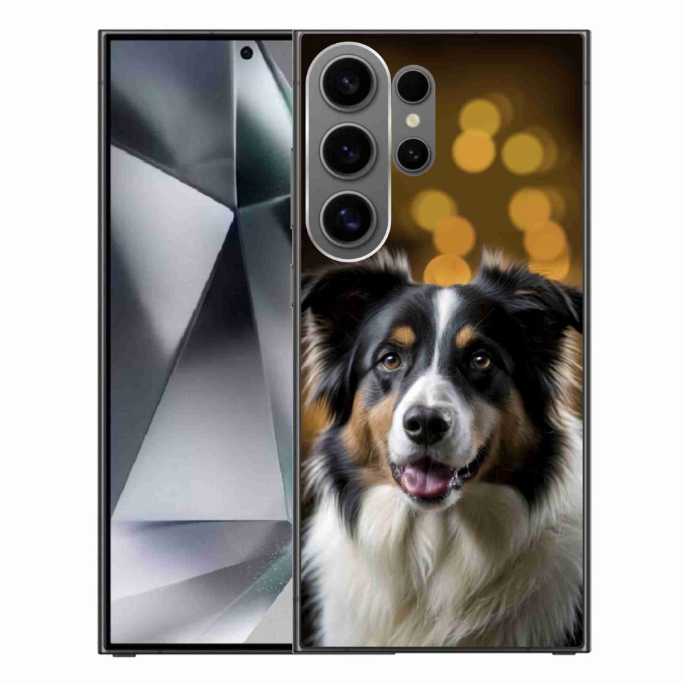Gélový kryt mmCase na Samsung Galaxy S24 Ultra - usmievavý austrálsky ovčiak