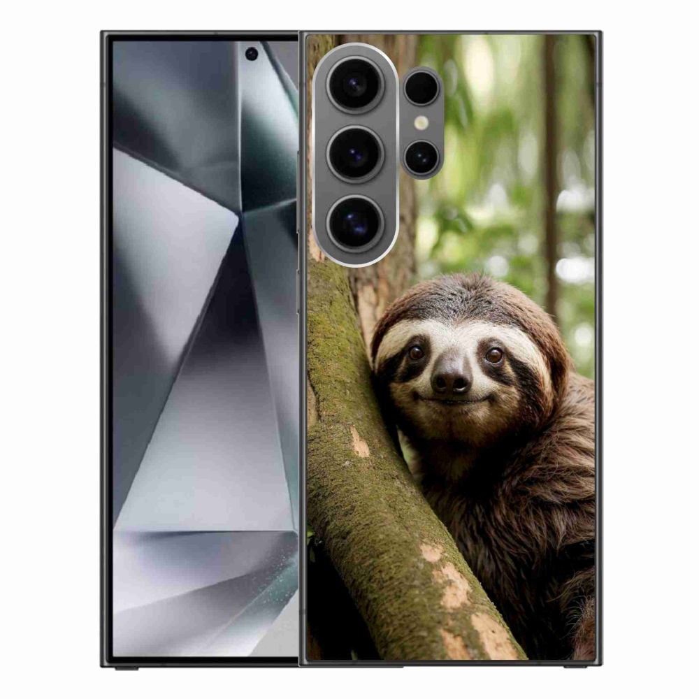 Gélový kryt mmCase na Samsung Galaxy S24 Ultra - usmievavý leňochod
