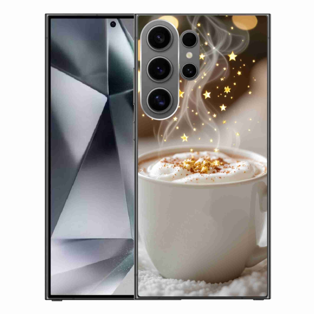 Gélový kryt mmCase na Samsung Galaxy S24 Ultra - vianočný horúci nápoj