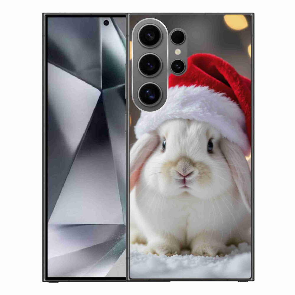 Gélový kryt mmCase na Samsung Galaxy S24 Ultra - vianočný králik