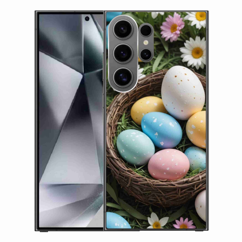 Gélový kryt mmCase na Samsung Galaxy S24 Ultra - veľkonočné vajíčka 2