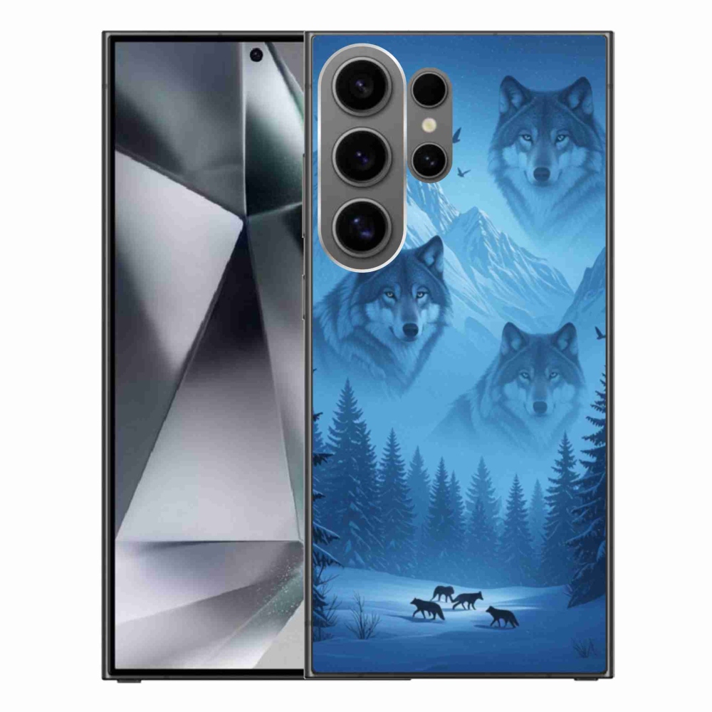 Gélový kryt mmCase na Samsung Galaxy S24 Ultra - vlčia svorka