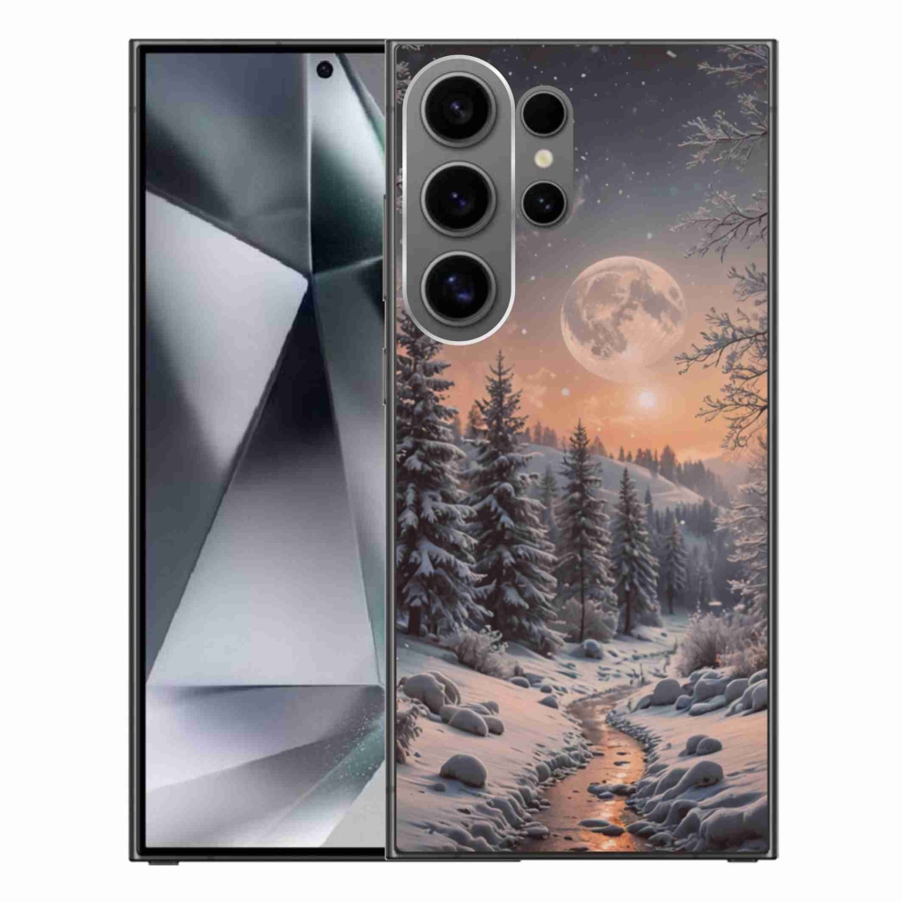 Gélový kryt mmCase na Samsung Galaxy S24 Ultra - zimná krajina 2