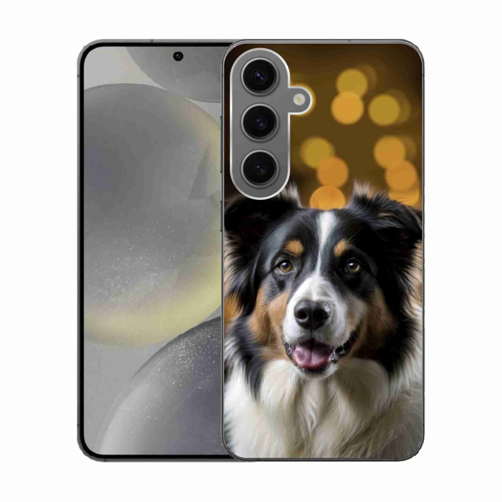 Gélový kryt mmCase na Samsung Galaxy S24 - usmievavý austrálsky ovčiak
