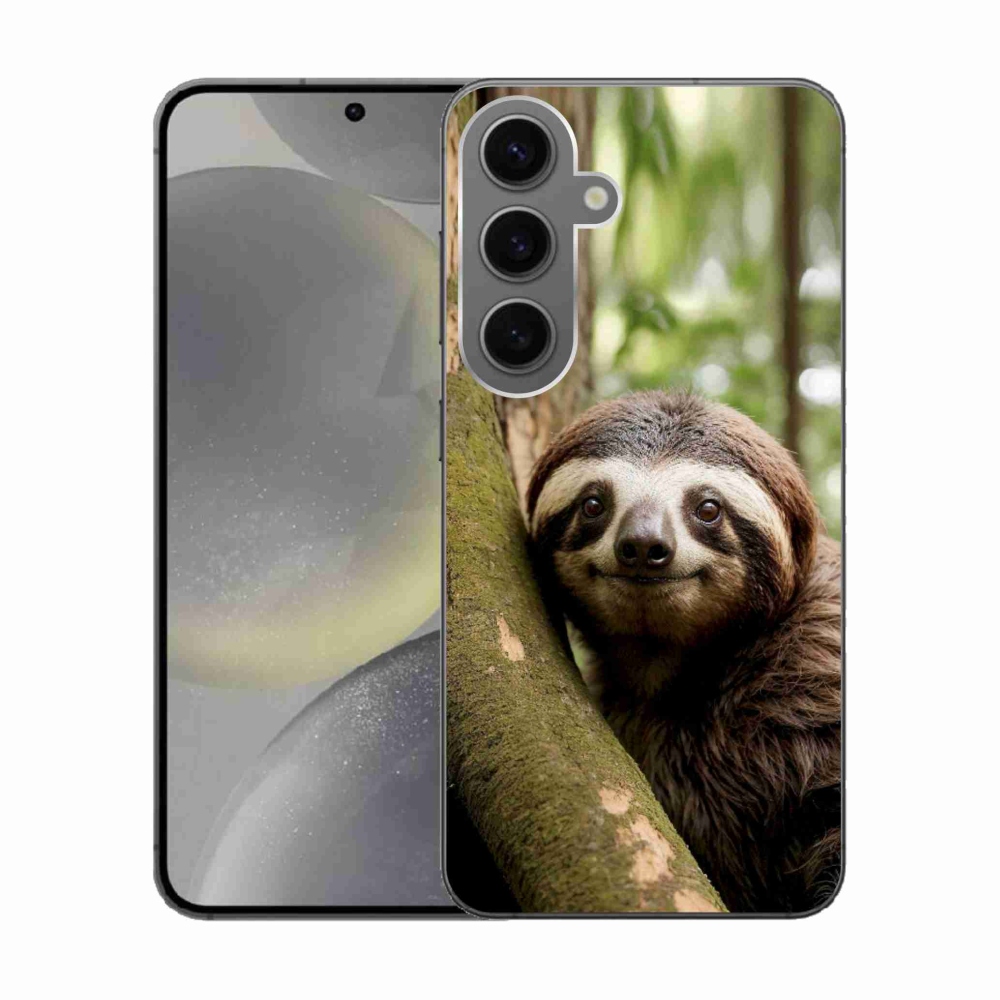 Gélový kryt mmCase na Samsung Galaxy S24 - usmievavý leňochod