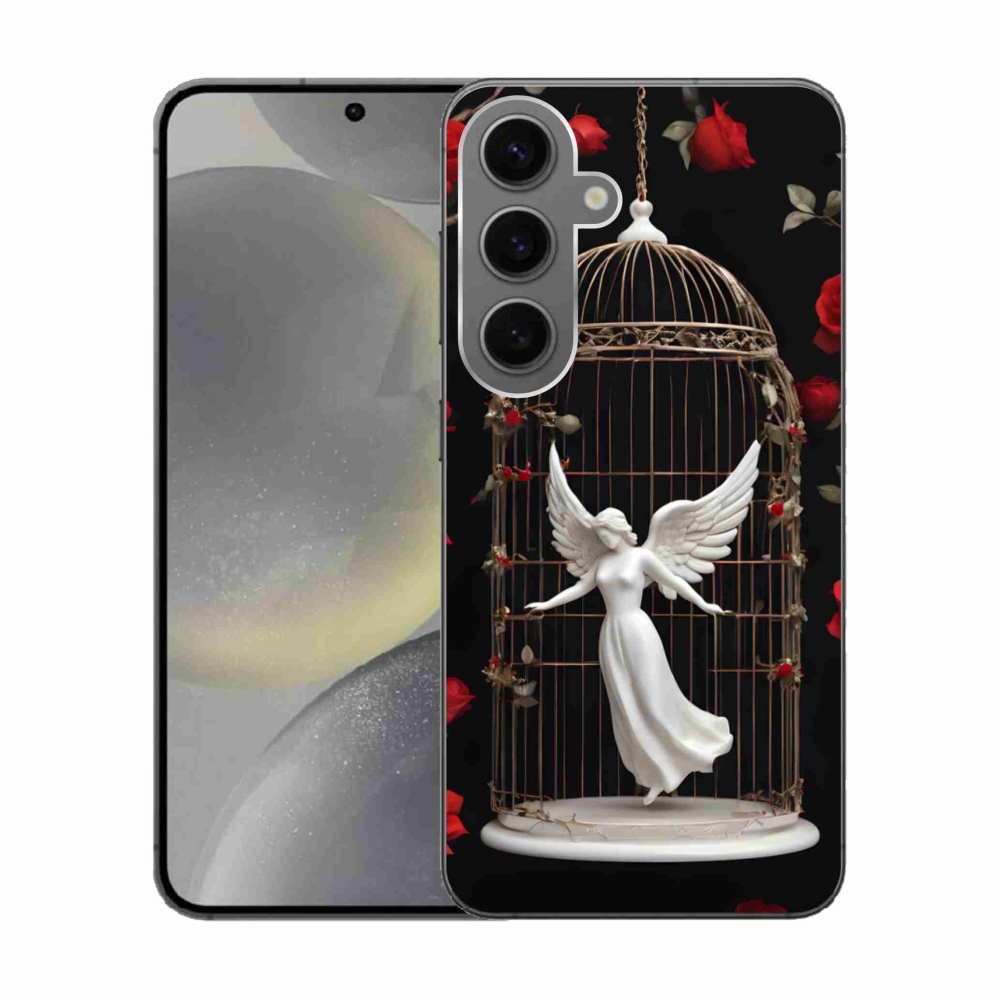 Gélový kryt mmCase na Samsung Galaxy S24 - uväznený anjel