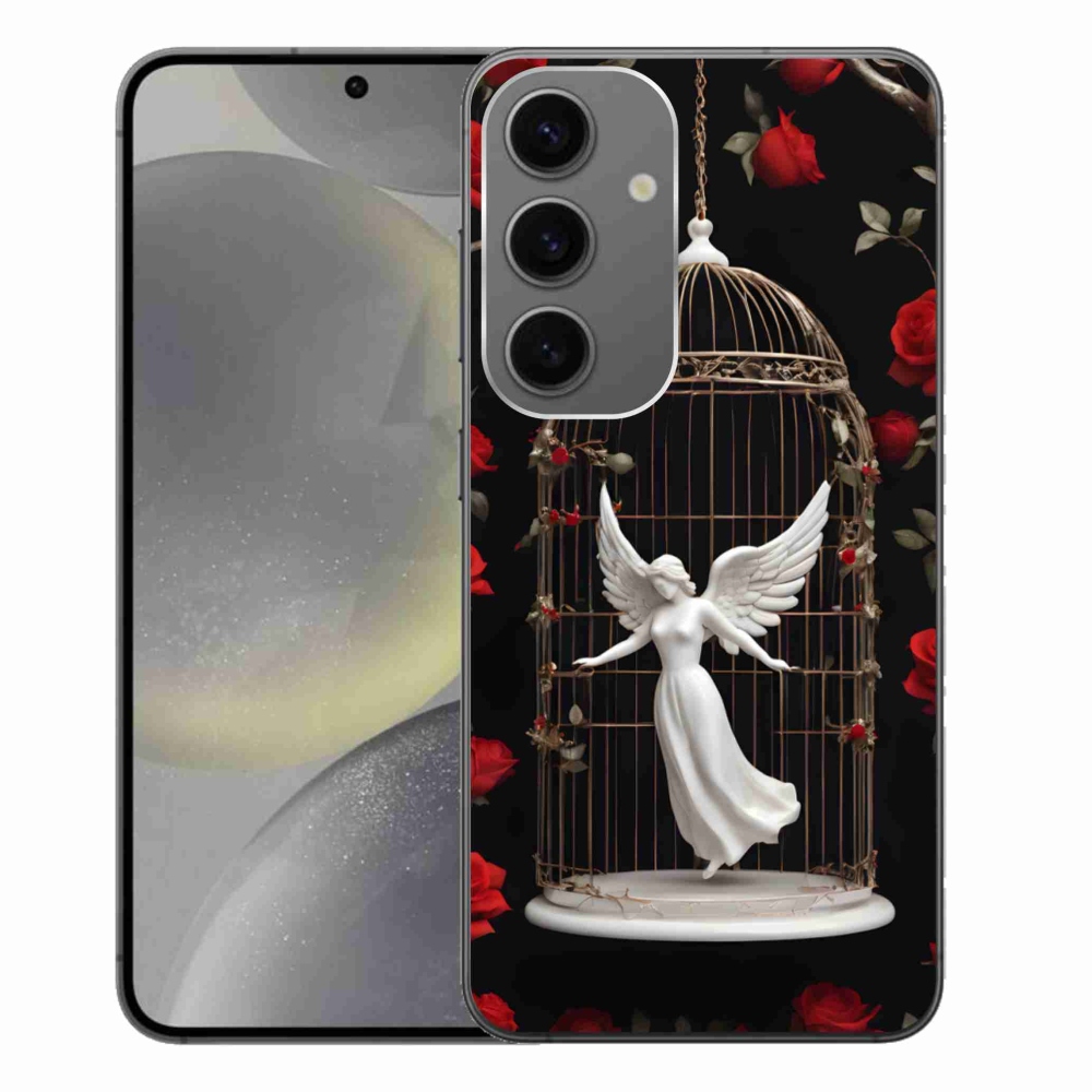 Gélový kryt mmCase na Samsung Galaxy S24+ - uväznený anjel