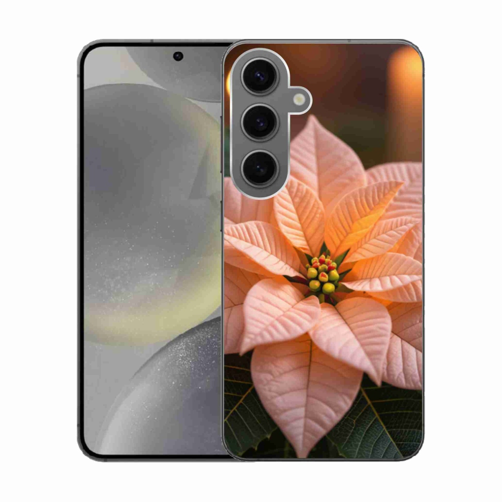 Gélový kryt mmCase na Samsung Galaxy S24 - vianočná hviezda