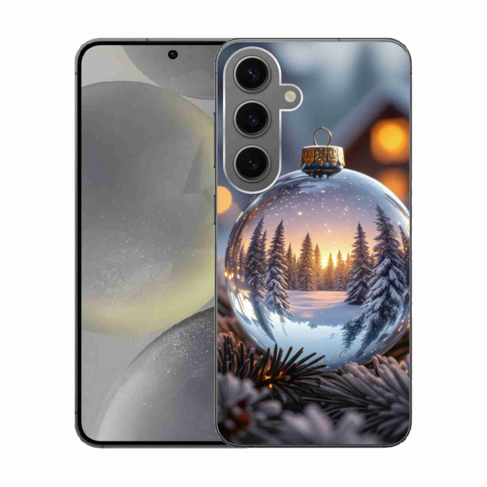 Gélový kryt mmCase na Samsung Galaxy S24 - vianočná ozdoba