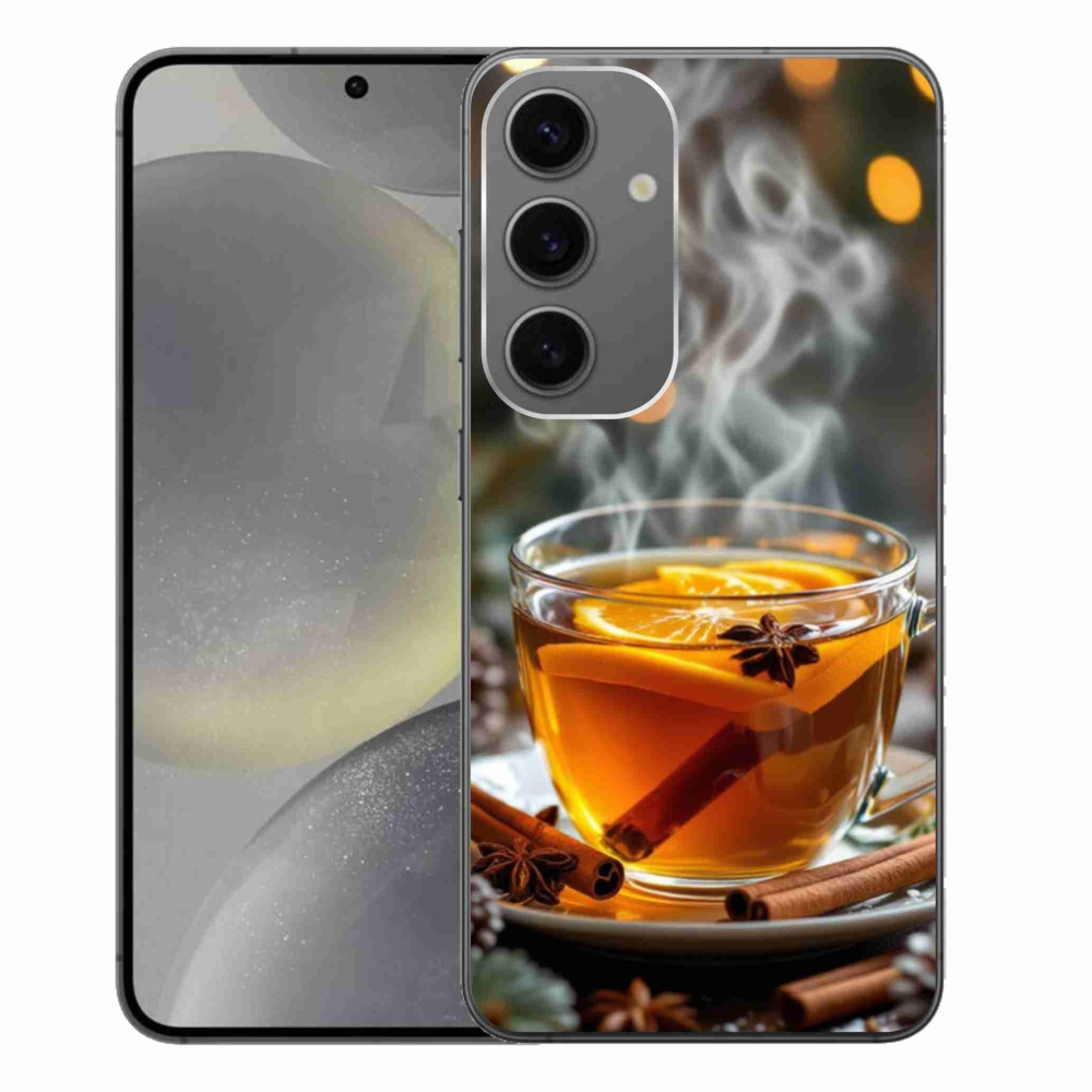 Gélový kryt mmCase na Samsung Galaxy S24+ - vianočný punč