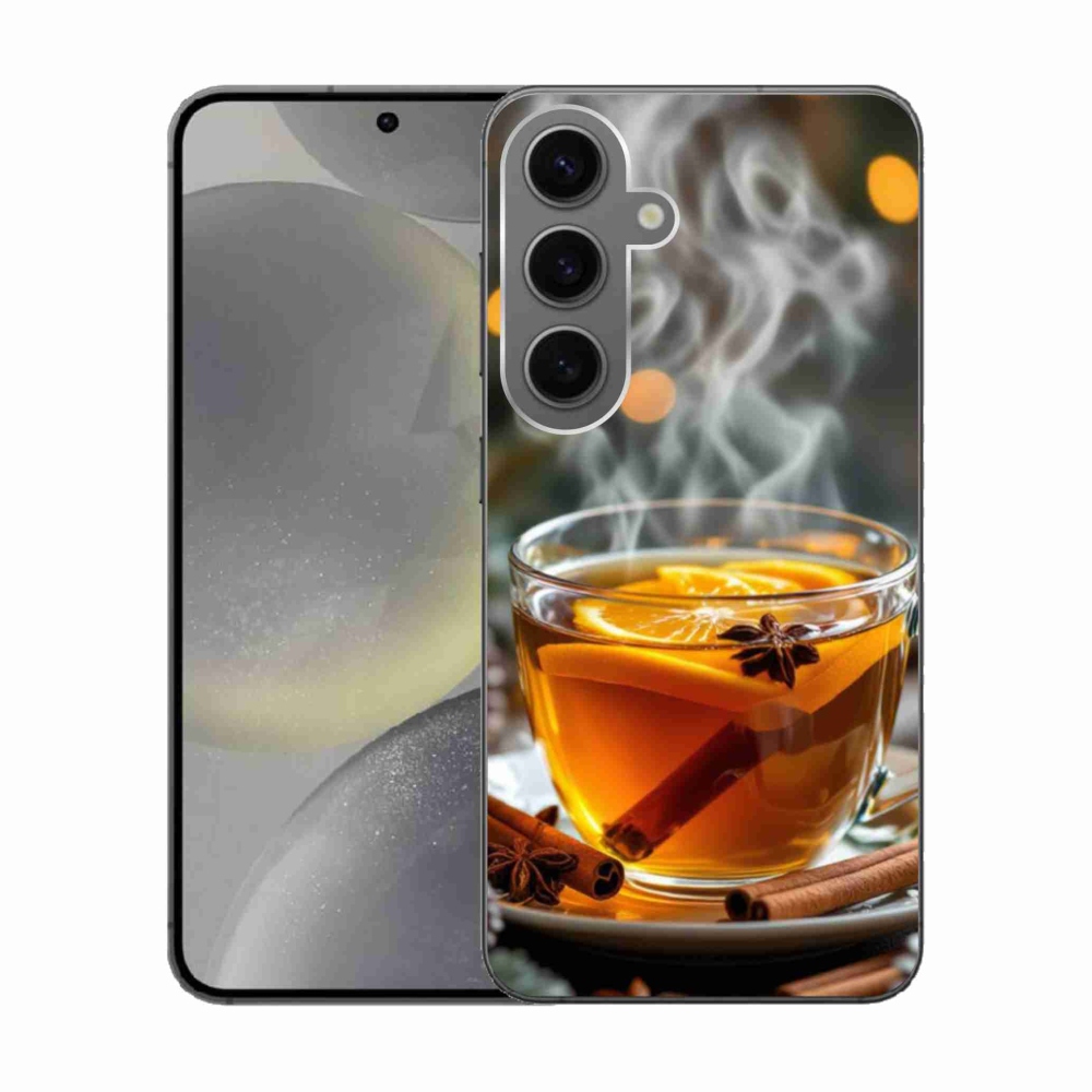 Gélový kryt mmCase na Samsung Galaxy S24 - vianočný punč