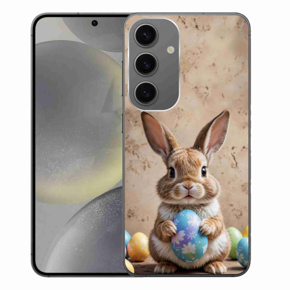 Gélový kryt mmCase na Samsung Galaxy S24+ - veľkonočný zajačik