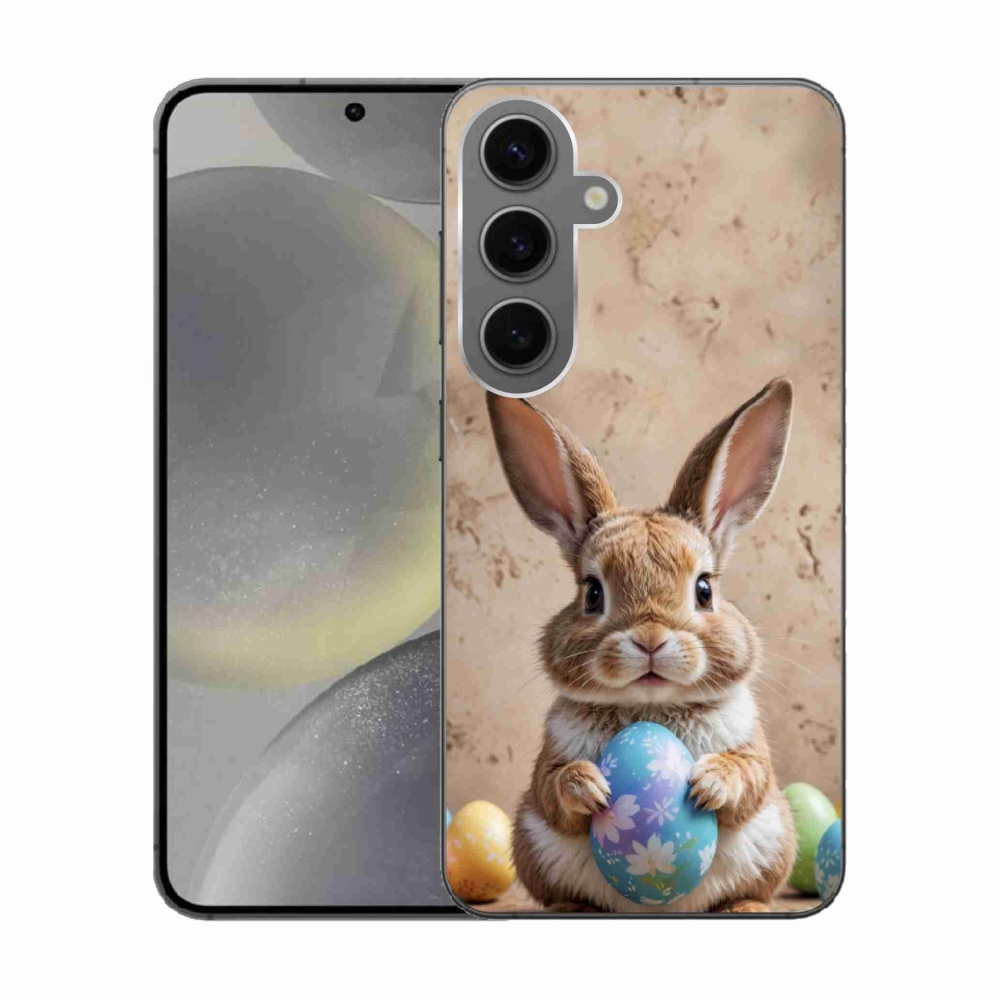 Gélový kryt mmCase na Samsung Galaxy S24 - veľkonočný zajačik