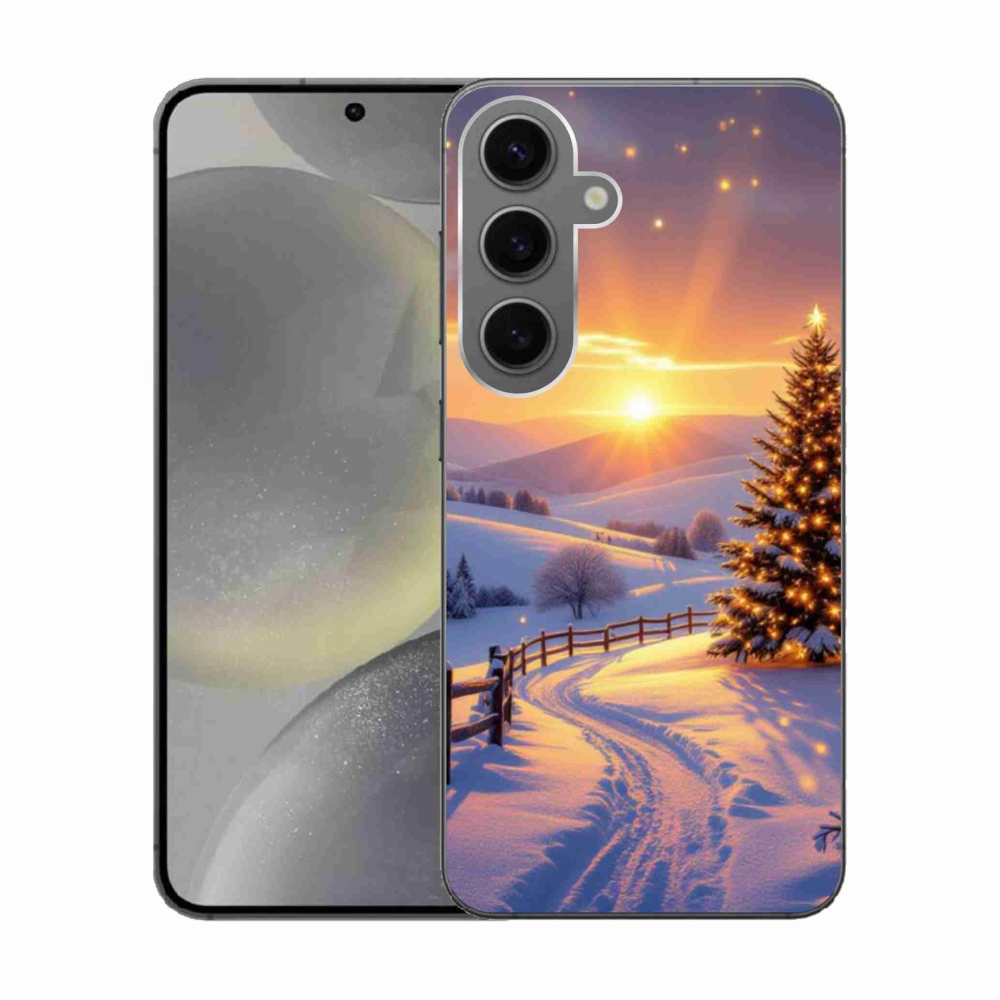 Gélový kryt mmCase na Samsung Galaxy S24 - zimná krajina