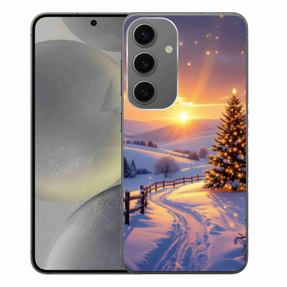 Gélový kryt mmCase na Samsung Galaxy S24+ - zimná krajina