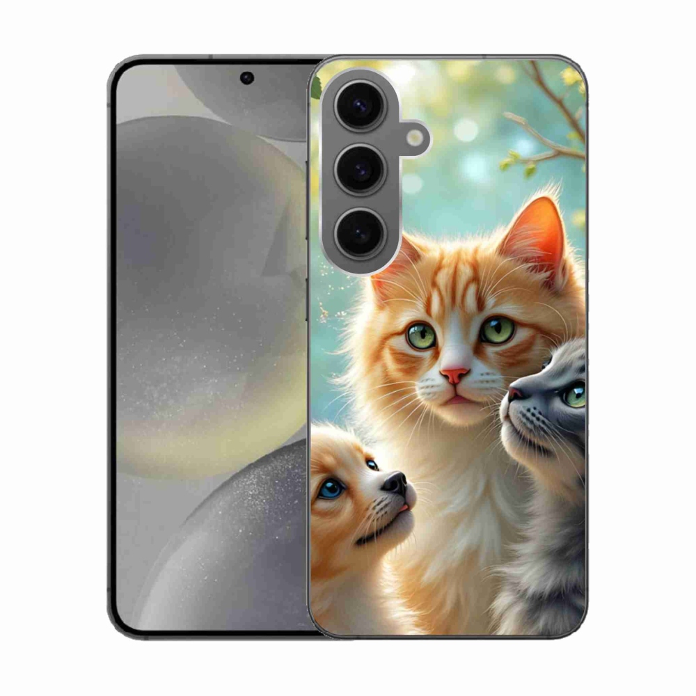 Gélový kryt mmCase na Samsung Galaxy S24 - zvieracie priateľstvo 2