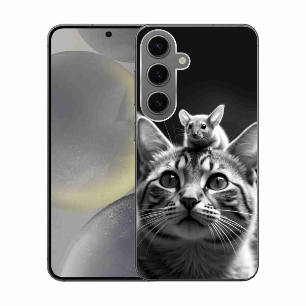 Gélový kryt mmCase na Samsung Galaxy S24 - zvieracie priateľstvo 2