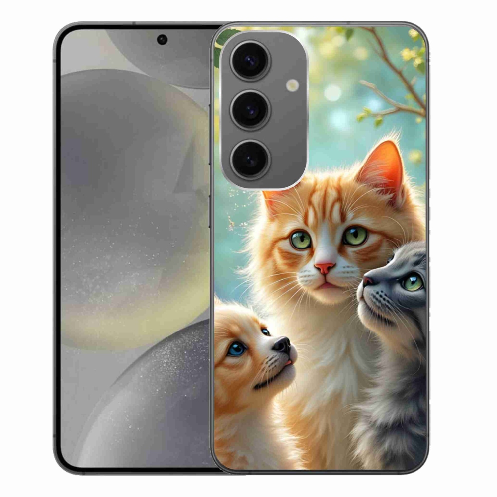 Gélový kryt mmCase na Samsung Galaxy S24+ - zvieracie priateľstvo 2