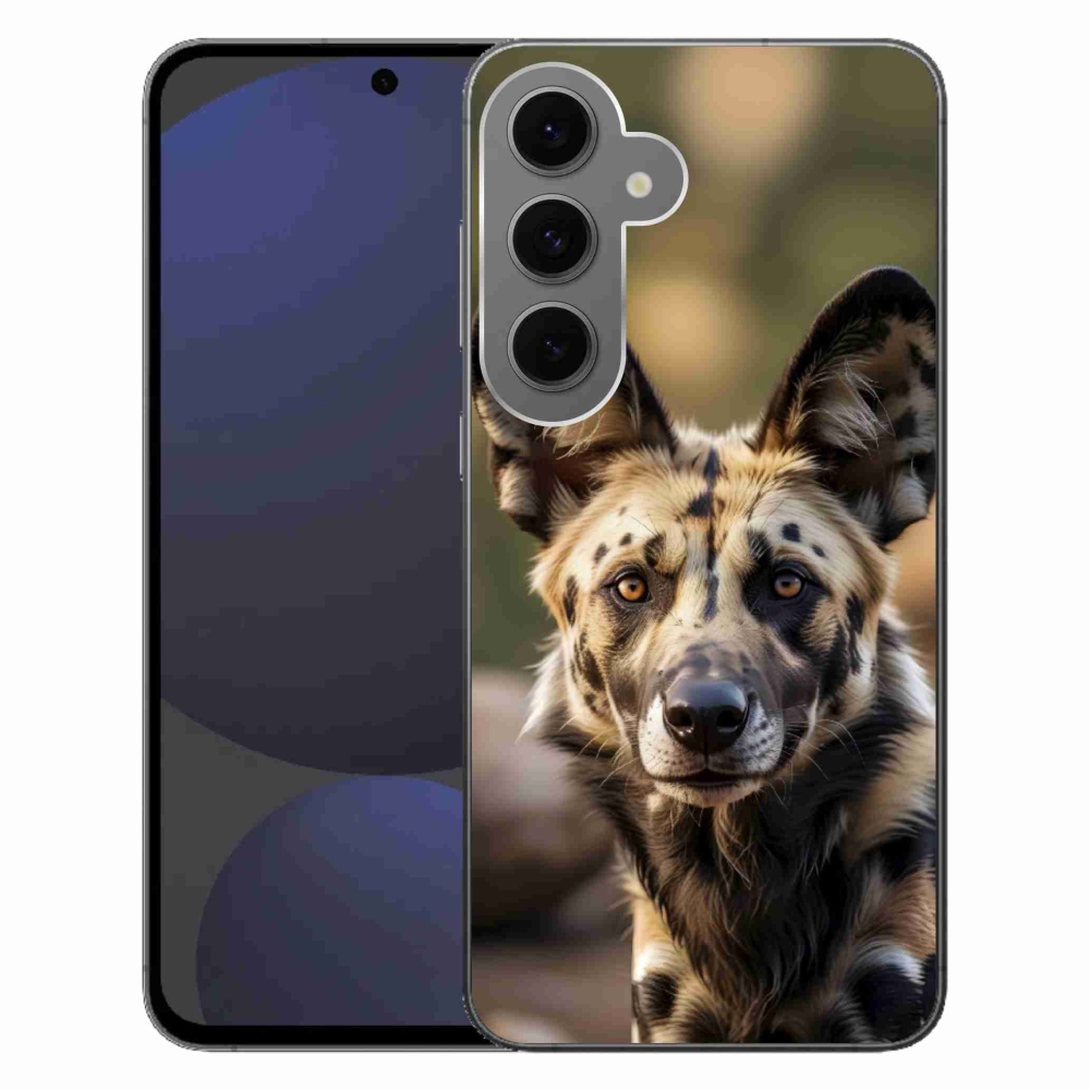 Gélový kryt mmCase Samsung Galaxy S24FE - africký divoký pes