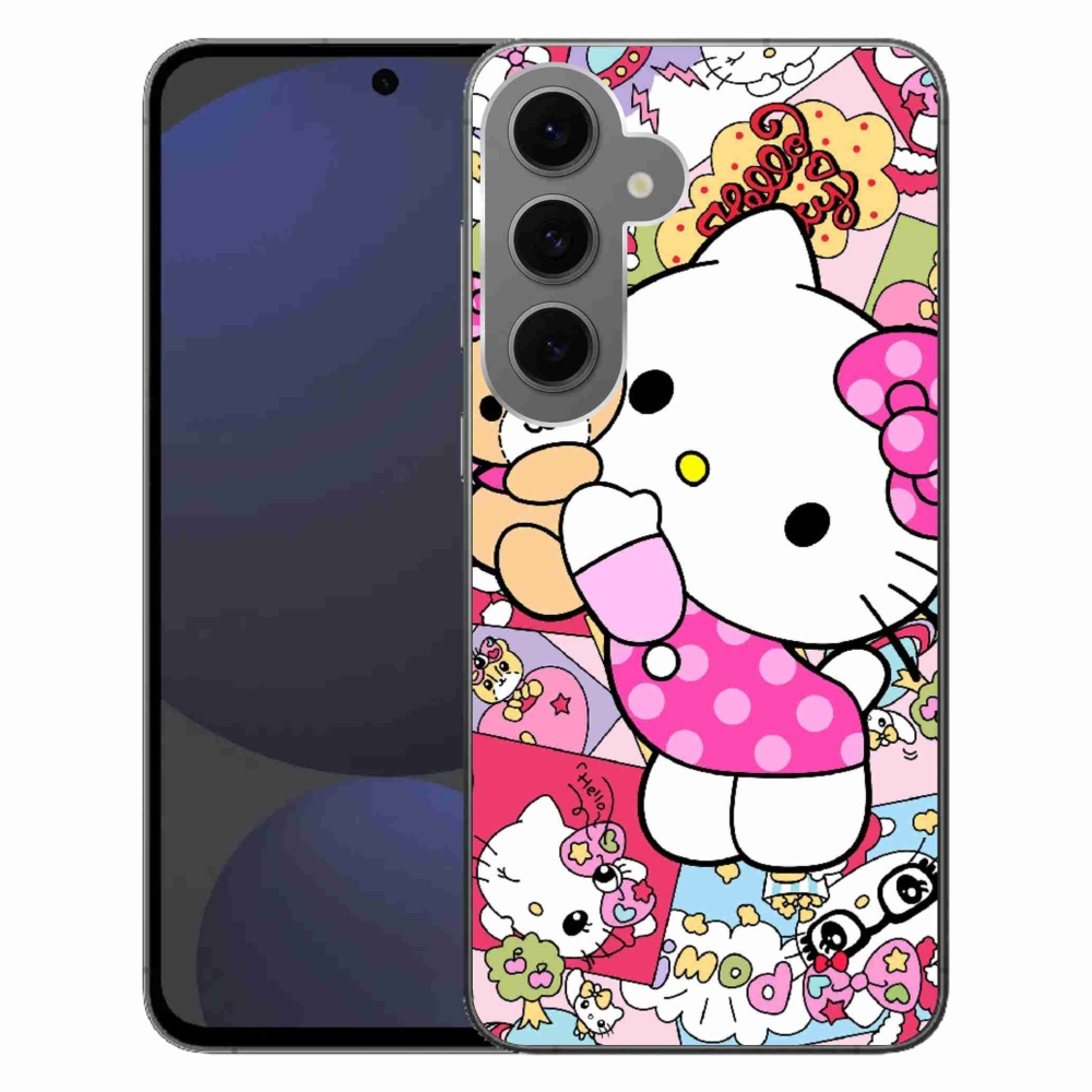 Gélový kryt mmCase na Samsung Galaxy S24FE - cute kitty