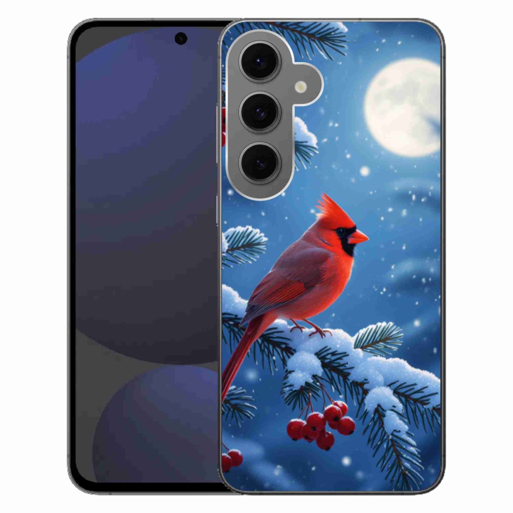 Gélový kryt mmCase na Samsung Galaxy S24FE - kardinál červený