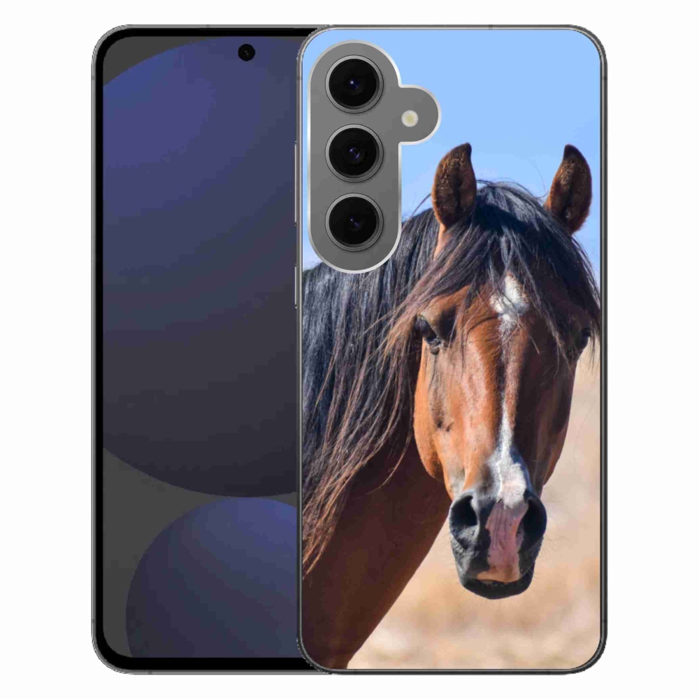 Gélový kryt mmCase na Samsung Galaxy S24FE - pokojný kôň